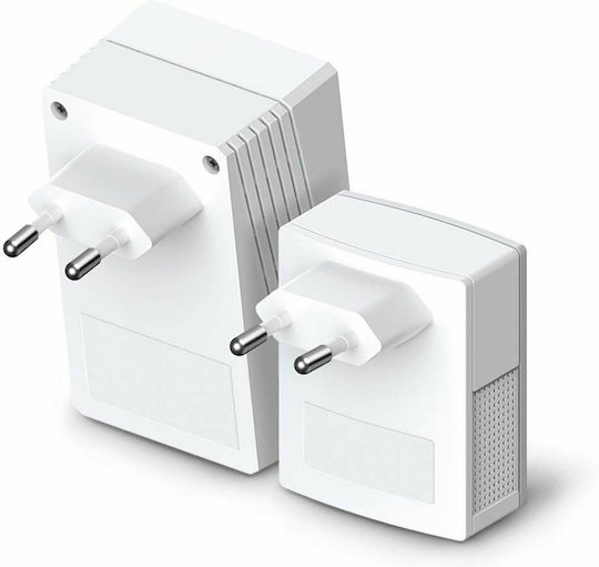 TP-LINK TL-WPA4221 KIT v4 Powerline Двойно за Безжична Връзка Wi‑Fi 4 - Безжична мрежа 4 и 3 Порта Ethernet