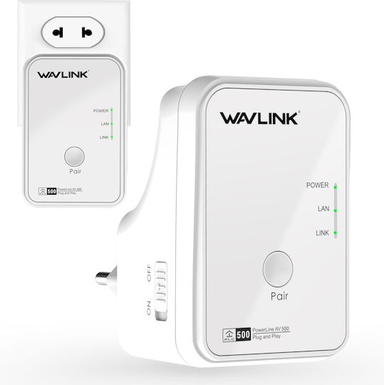 Wavlink NWP502M2 Powerline Dual Kit Wired and 2 Ethernet Ports