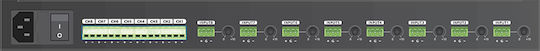 Show A150.8 Commercial Power Amplifier 8 Channels 150W/4Ω 80W/8Ω Black