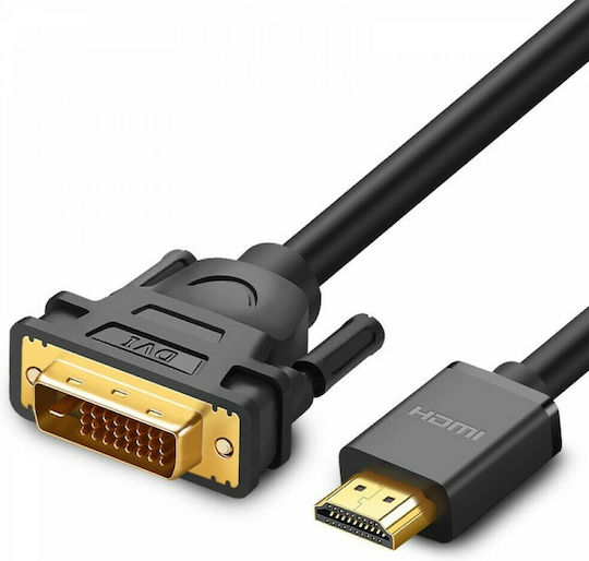 Ugreen 1.5m DVI-D male to HDMI male Cable Black (24618)