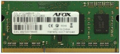 Afox 4GB DDR3 RAM με Ταχύτητα 1333 για Laptop