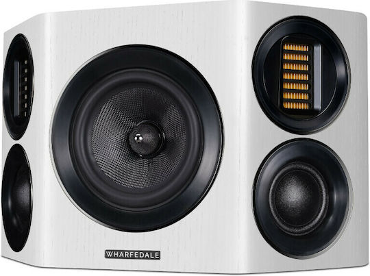 Wharfedale Evo 4.s S019.31745 Pair of Hi-Fi Speakers Bookself 3 No of Drivers W40xD14.5xH24.5cm. White