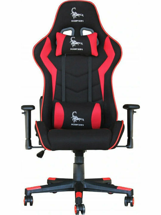 Gembird Scorpion 02X Stoff Gaming Stuhl Rot Gembird Scorpion 02X Stoff Gaming Stuhl Rot
