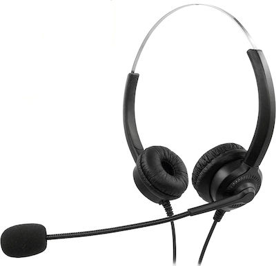 MediaRange On Ear Multimedia Headphone with Microphone USB-A