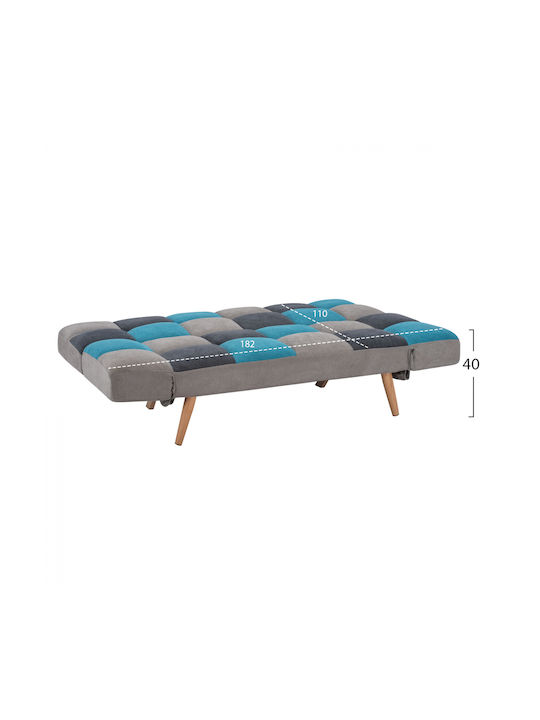 Elaine Τριθέσιος Καναπές Κρεβάτι Multicolor 182x80x88εκ.