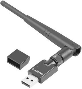 Lanberg NC-0150-WE Αντάπτορας Δικτύου USB με Ασύρματη Σύνδεση Wi-Fi 150Mbps και Αποσπώμενη Κεραία