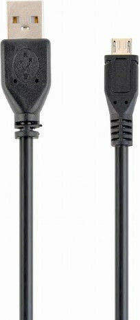 Cablexpert Regular USB 2.0 to micro USB Cable Μαύρο 3m (CCP-MUSB2-AMBM-10)