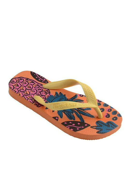 Kids' Slides Yellow Top Fashion FC