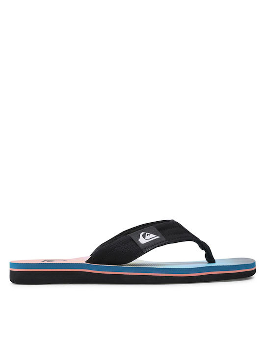 Quiksilver Molokai Layback Flip Flops σε Μαύρο Χρώμα