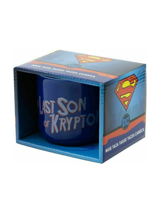 Stor Superman Cană Ceramică Dark Blue 414ml