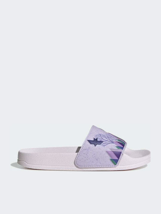 Kinder Badeschlappen Gefroren Lila Adilette