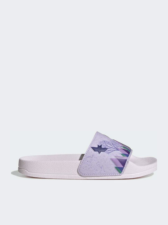 Kinder Badeschlappen Gefroren Lila Adilette