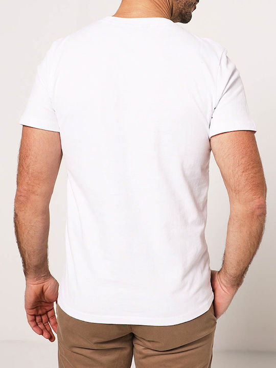 Superdry Vintage Script Style Coll Ανδρικό T-shirt Κοντομάνικο Brilliant White