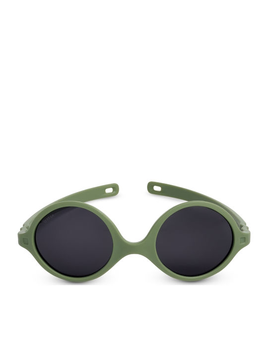 KiETLA Wazz Unbreakable Butterfly Baby Sunglasses Kaki for 1-2 Years