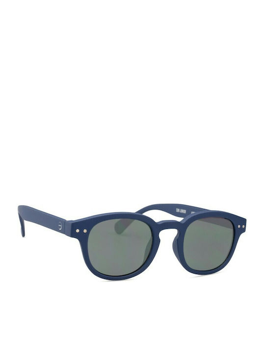 Izipizi Square Kids Sunglasses Navy Blue for 5-10 Years