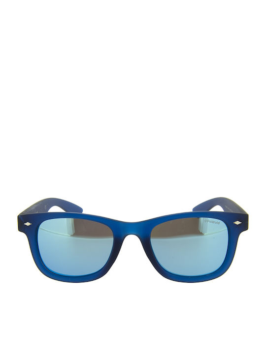Polaroid Ochelari De Soare Pentru Copii Pătrați Indestructibili Cu Lentilă Polarized Oglindă Albastră