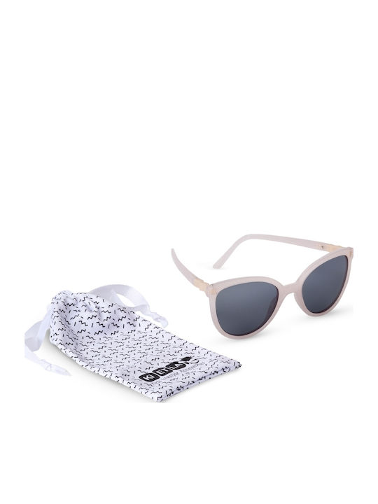 KiETLA BuZZ Unbreakable Kids Sunglasses Pink Glitter for 6-9 Years