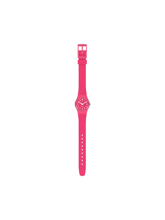 Swatch Каучукова каишка Розов 12мм