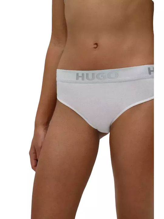 Hugo Boss Baumwolle Damen Zeichenfolge Weiß