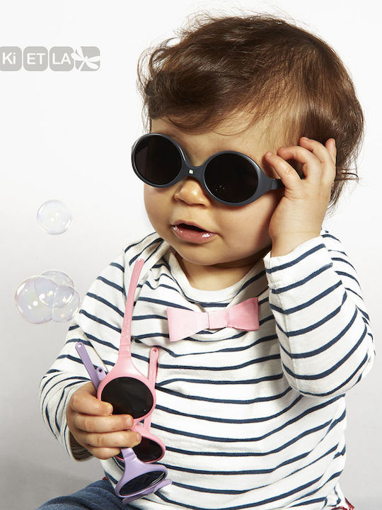 KiETLA Diabola Unbreakable Baby Kids Sunglasses Black For 0-1 Year