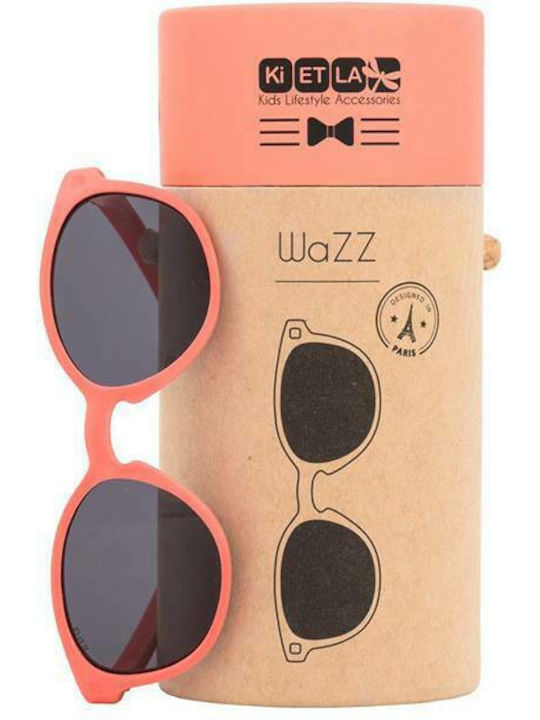 KiETLA Wazz Unbreakable Baby Sunglasses Grapefruit for 1-2 Years