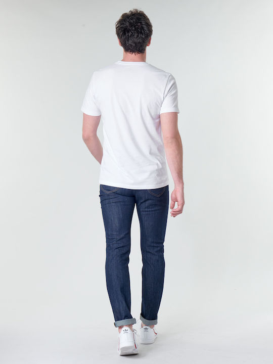 Wobbly Logo Tricou Alb