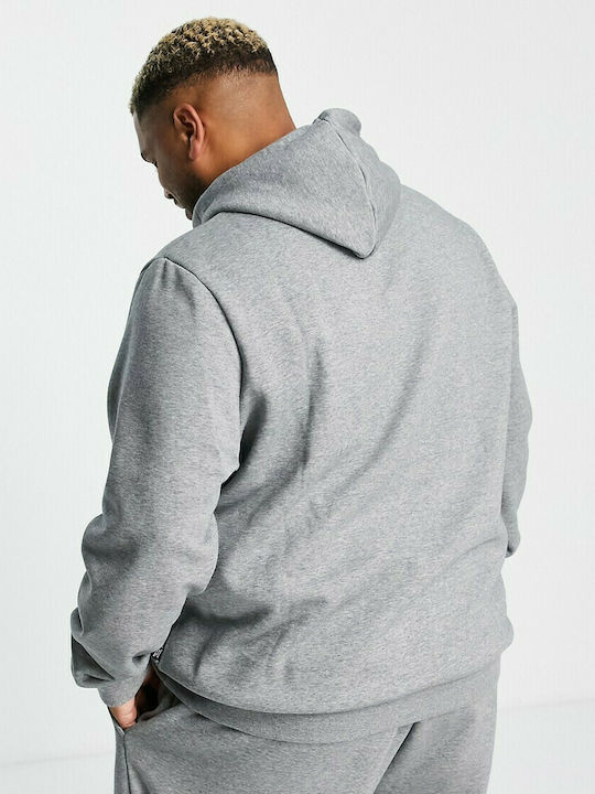 Puma Men's Sweatshirt with Hood and Pockets Gray