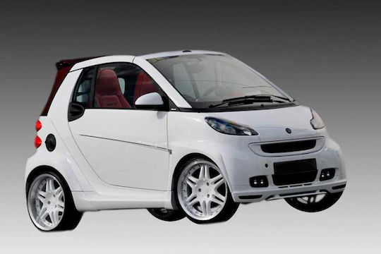 Motordrome Spoiler Αυτοκινήτου Μπροστά Συμβατό με Smart ForTwo 2007-2014