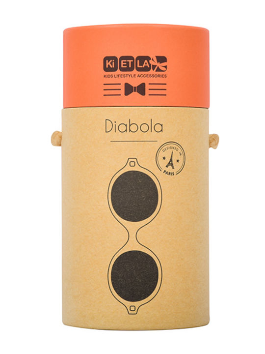 KiETLA Diabola Unbreakable Baby Kids Sunglasses Grapefruit For 0-1 Year