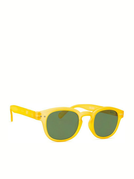 Izipizi Square Kids Sunglasses Yellow Honey For 5-10 Years