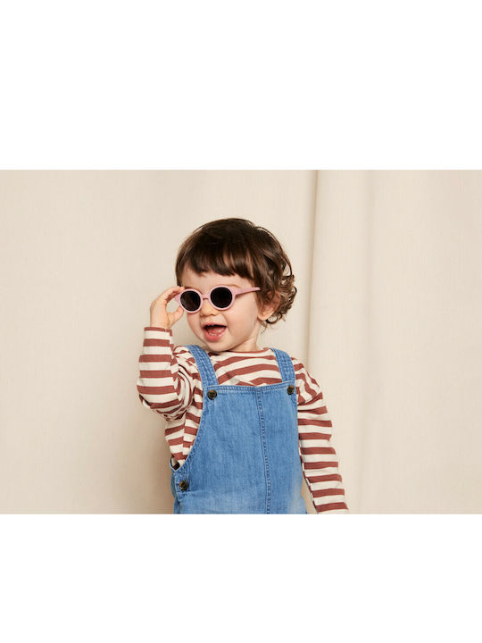 Izipizi #d Στρογγυλά Βρεφικά Γυαλιά Ηλίου με Polarized Φακό Pastel Pink για 0-9 Μηνών