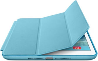 Apple Smart Flip Cover Piele artificială Albastru deschis (iPad mini 1,2,3) ME709ZM/A