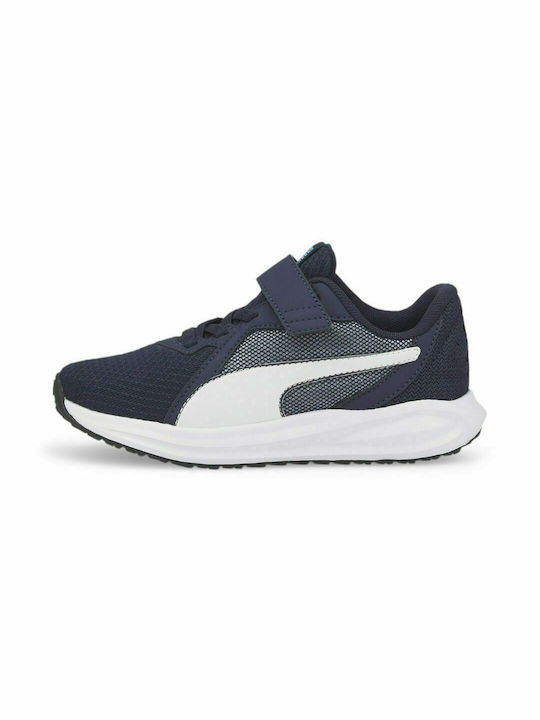 Puma Kids Sports Shoes Running Twitch Navy Blue