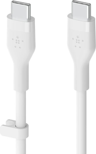 Belkin Regular USB 2.0 Cablu USB-C bărbătesc - USB-C 60W Alb 1m (CAB009bt2MWH)