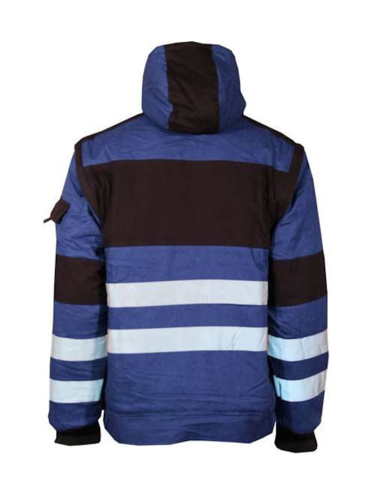 Work Jacket Winter - Max Winter Reflex Jacket Blue