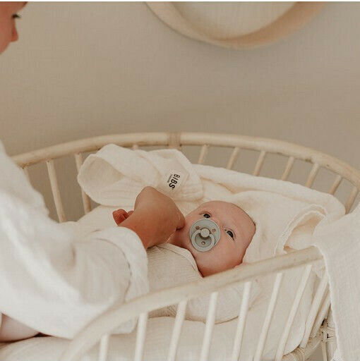 Bibs Swaddle Прегръщаща Пелена от Муселин Зелен 120x120см.