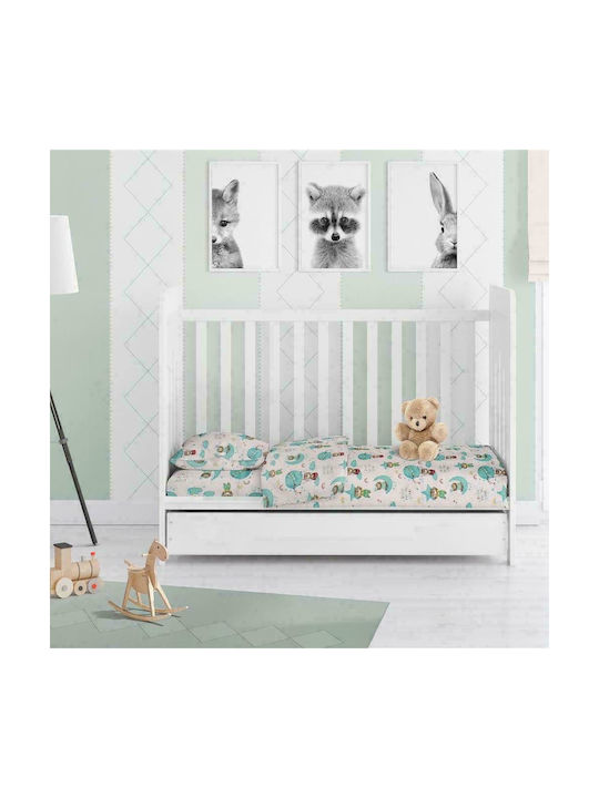 Dimcol Baby Duvet Cover Reach the Stars 192 Green 120x160cm