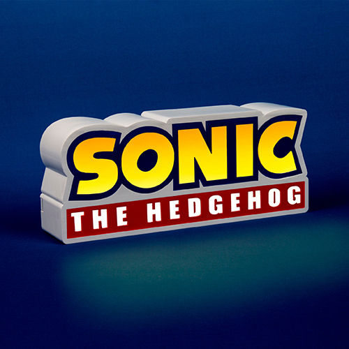 Fizz Creations Kids Decorative Lamp Sonic Hedgehog Logo Yellow 23x6x13εκ.