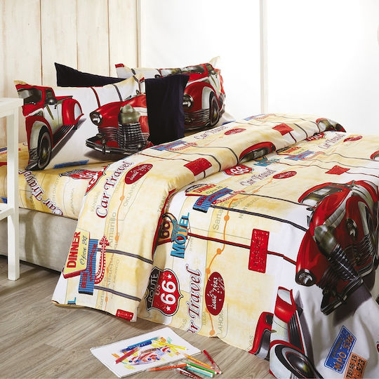 Whitegg Kids Sheets Set Single C020 160x240cm Whitegg Kids Sheets Set Single C020 160x240cm