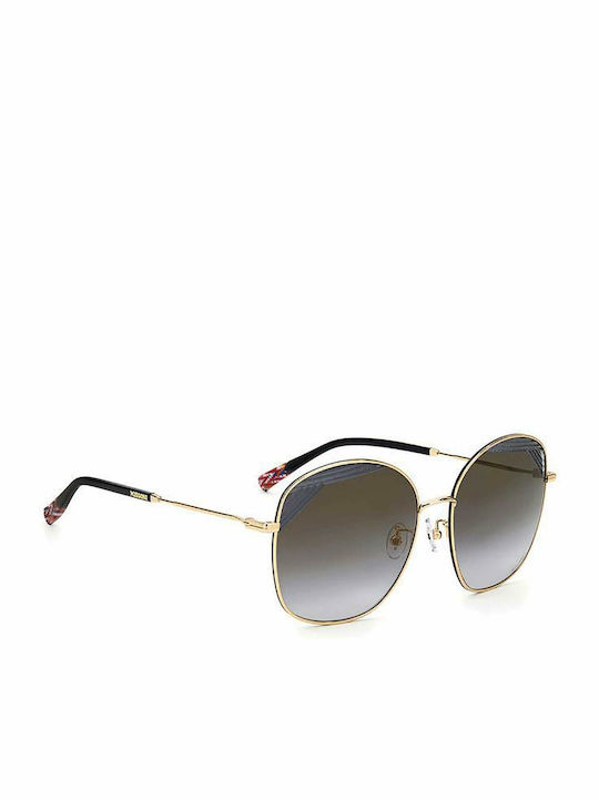 Missoni Women's Sunglasses with Gold Metal Frame and Gold Mirror Lens MIS 0014/S 2M2/FQ