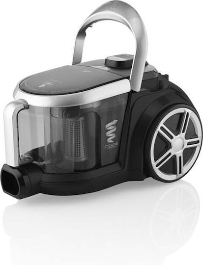 ETA Stormy 4517 90000 Ηλεκτρική Σκούπα 800W με Κάδο 2.2lt Μαύρη