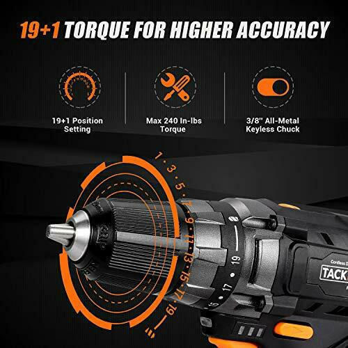 Tacklife PCD01B Battery Drill Driver Solo