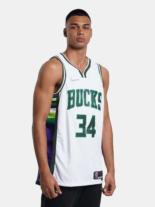 Milwaukee Bucks Giannis Antetokounmpo City Edition Jersey Style Basketball
