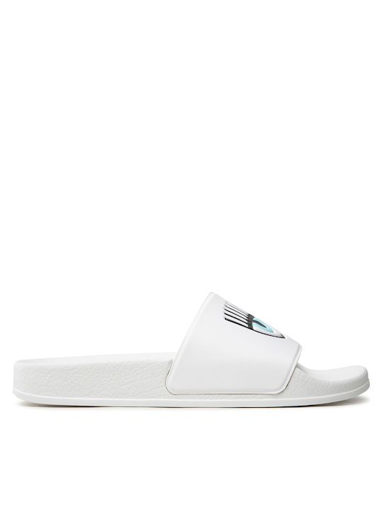 Women's Slides White