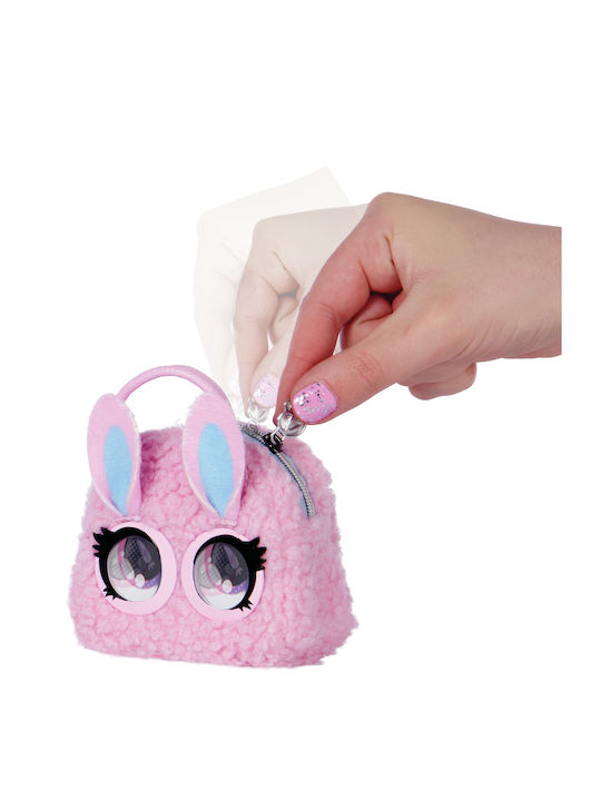 Spin Master Pets Micros Fuzzy Bunny BB Portofel pentru copii pentru Fata Roz 6064315