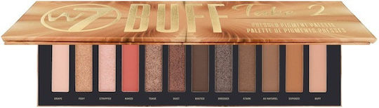 W7 Cosmetics Buff Take 2 Παλέτα με Σκιές Ματιών σε Στερεή Μορφή Πολύχρωμη