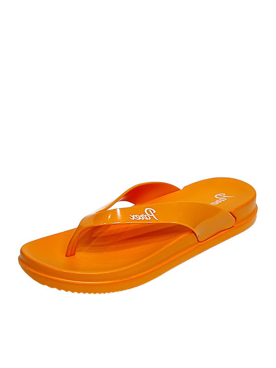 Frauen Flip Flops in Orange Farbe