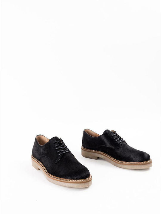 Kickers Oxfords pentru femei în Negru Culore