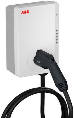 Abb Terra AC Wandmontiert Dreiphasig Elektroauto-Ladestation 22kW mit Integriertes Kabel Typ 2 (148491)