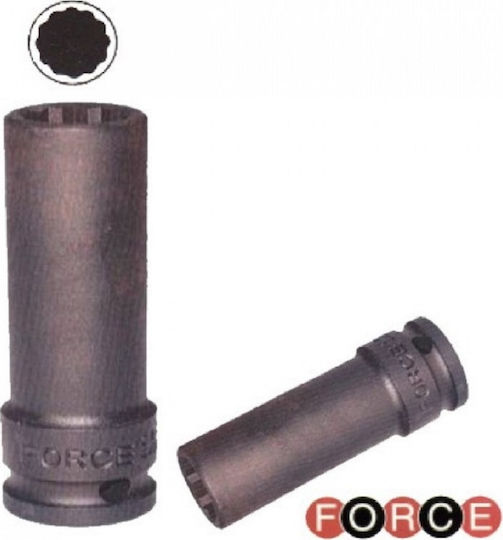 Force Socket Pneumatic Phillips Long with Square Drive 1/2" Diameter 34mm